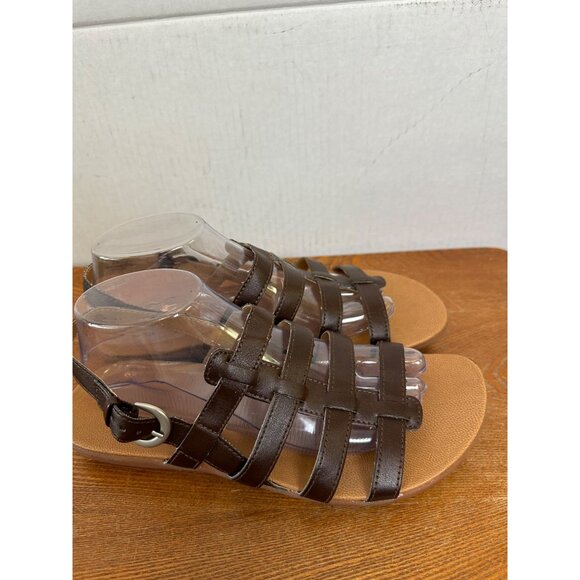 B.O.C. By Born Women's Gladiator Strappy Flat Sandal Brown  Size 10  Sku 2903 - Picture 4 of 13